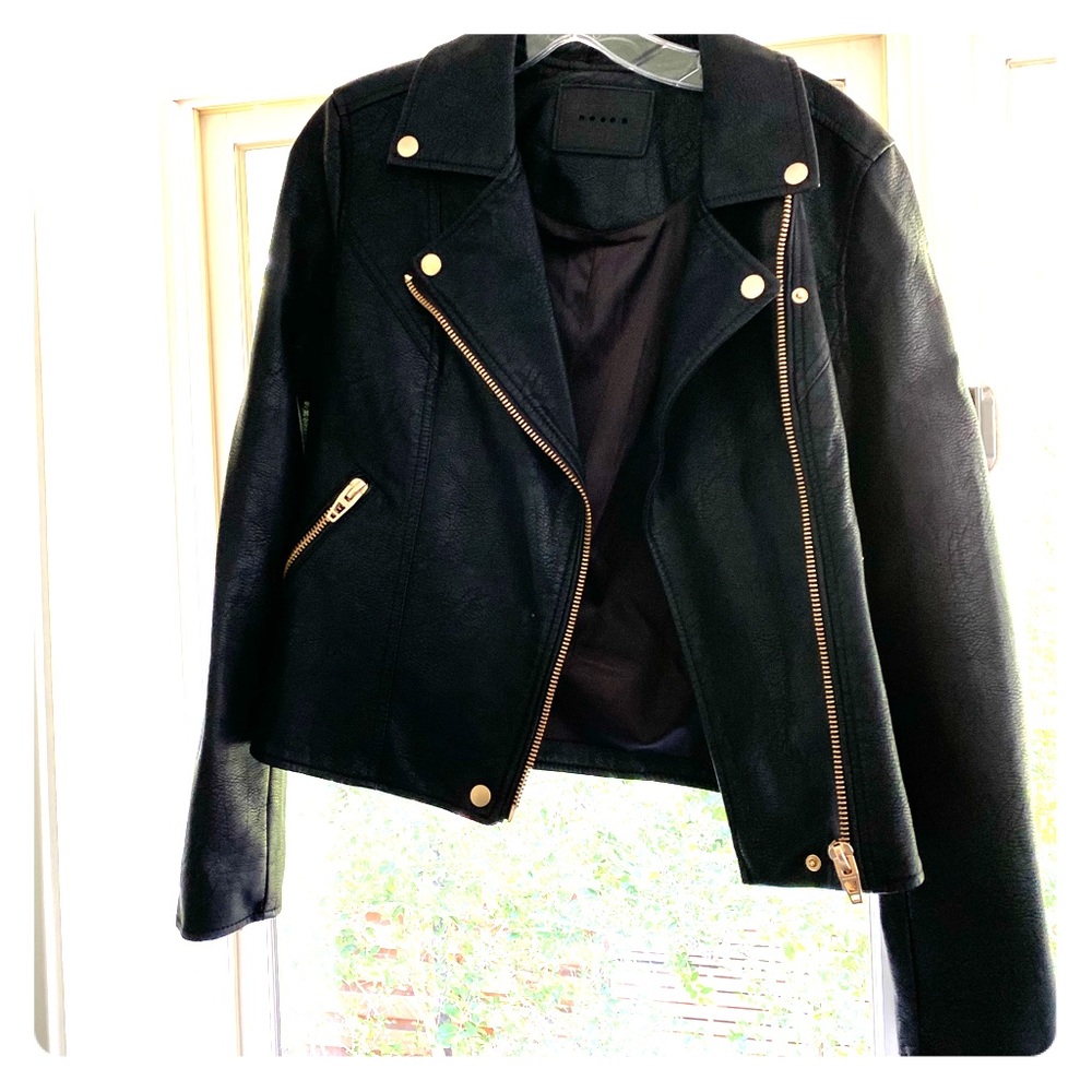 Blank NYC Faux Leather Moto Jacket